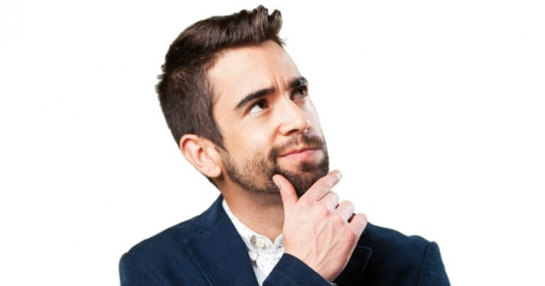 Serious man thinking - tips on practicing Gillespie Approach–Craniosacral Fascial Therapy
