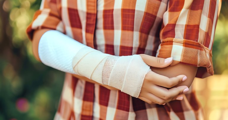 Healing bone fractures - boy with broken arm - Gillespie Approach–Craniosacral Fascial Therapy