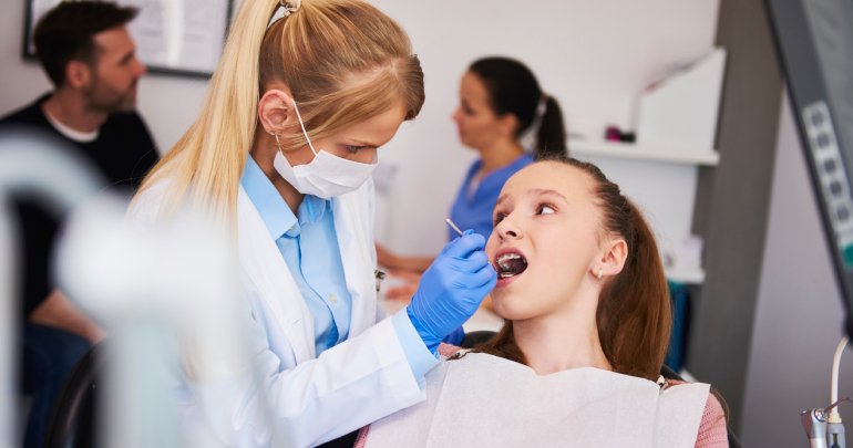 Routine dental visit gone wrong - teen girl at dentist - Gillespie Approach–Craniosacral Fascial Therapy