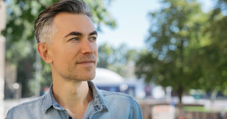 Every doctor said I was fine - man looking into distance - Gillespie Approach–Craniosacral Fascial Therapy