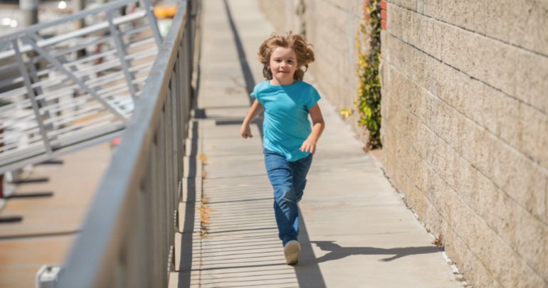 Broad reach of the Gillespie Approach - boy running - Gillespie Approach–Craniosacral Fascial Therapy